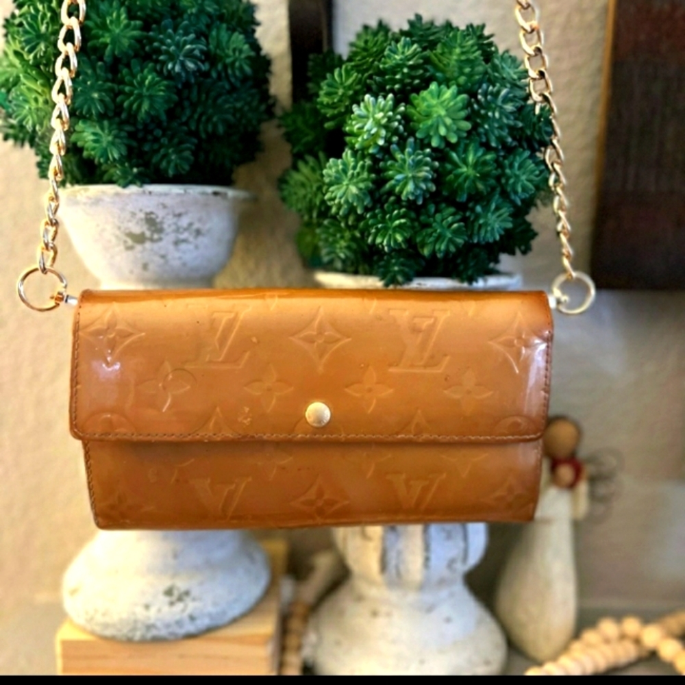 patent leather vintage louis vuitton crossbody